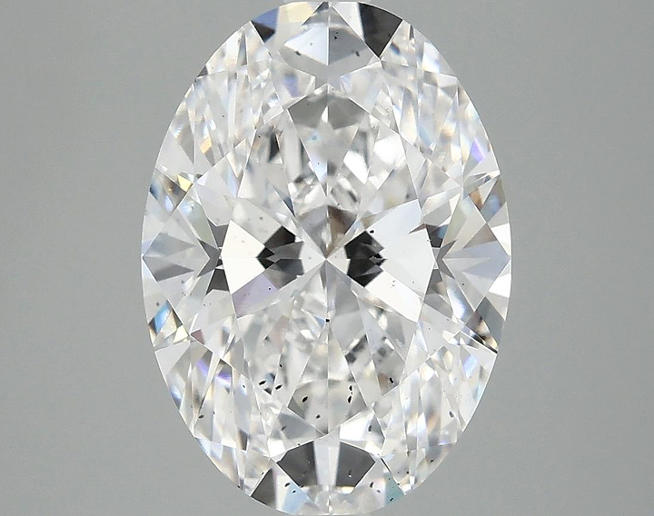 4.07 Carat Oval Shaped Ideal Cut SI1 IGI Certified Lab Grown Diamond