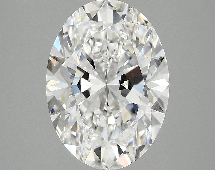 3.08 Carat Oval Shaped Ideal Cut VVS2 IGI Certified Lab Grown Diamond