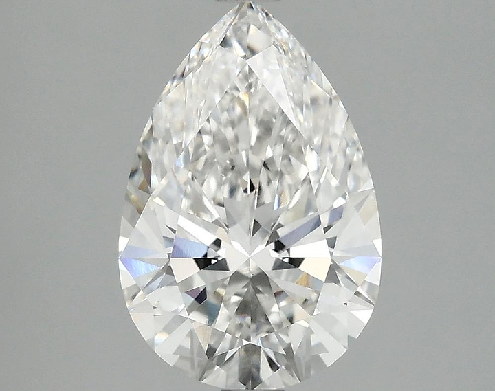 2.5 Carat Pear Shaped Excellent Cut VVS2 IGI Certified Lab Grown Diamond