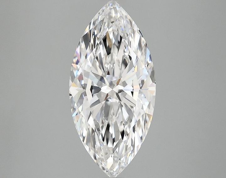 3.06 Carat Marquise Shaped Excellent Cut VVS2 IGI Certified Lab Grown Diamond