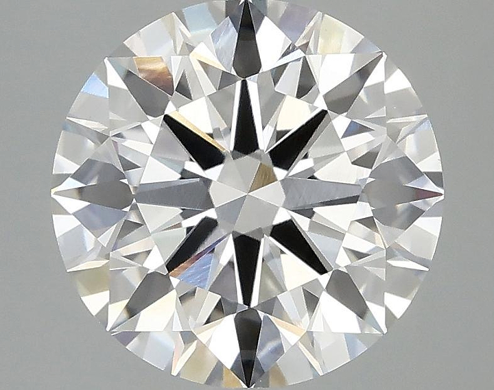 3.09 Carat Round Shaped Ideal Cut VVS2 IGI Certified Lab Grown Diamond