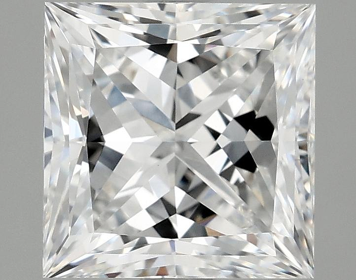 2.05 Carat Princess Shaped Ideal Cut VVS2 IGI Certified Lab Grown Diamond