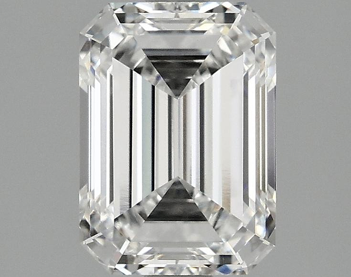2.06 Carat Emerald Shaped Excellent Cut VVS2 IGI Certified Lab Grown Diamond
