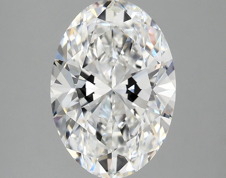 3.09 Carat Oval Shaped Ideal Cut VVS2 IGI Certified Lab Grown Diamond