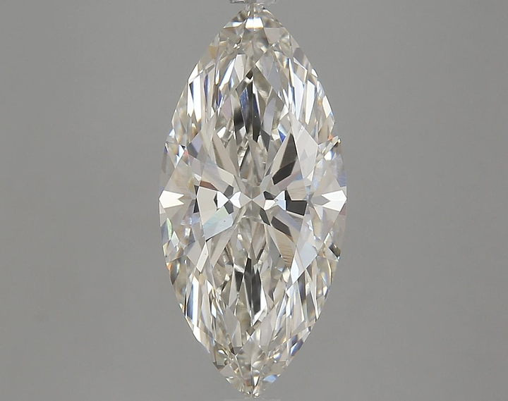 3.83 Carat Marquise Shaped Excellent Cut VVS2 IGI Certified Lab Grown Diamond