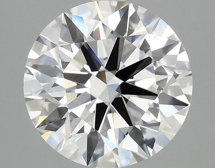 3.08 Carat Round Shaped Ideal Cut VVS2 IGI Certified Lab Grown Diamond