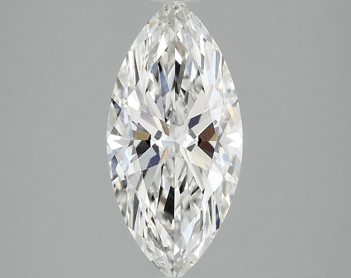 2.03 Carat Marquise Shaped Excellent Cut VVS2 IGI Certified Lab Grown Diamond
