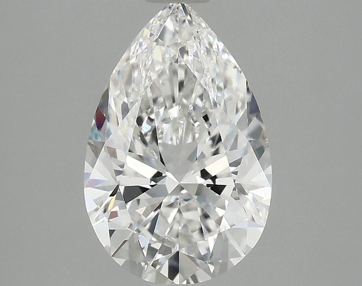 2.08 Carat Pear Shaped Excellent Cut VS1 IGI Certified Lab Grown Diamond