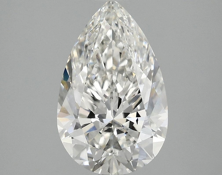 2.53 Carat Pear Shaped Ideal Cut VS1 IGI Certified Lab Grown Diamond
