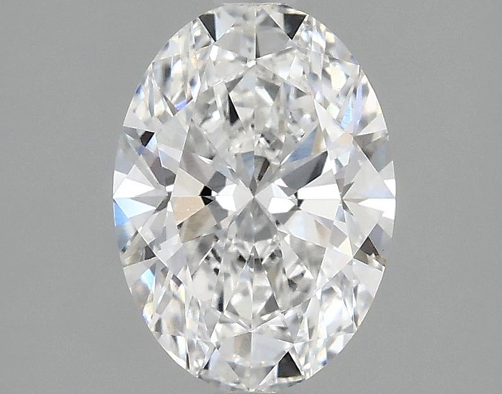 1.54 Carat Oval Shaped Ideal Cut VVS2 IGI Certified Lab Grown Diamond