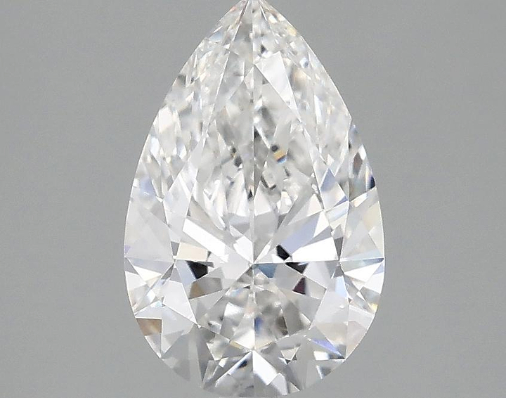 1.54 Carat Pear Shaped Ideal Cut VS1 IGI Certified Lab Grown Diamond