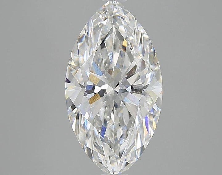 3.05 Carat Marquise Shaped Excellent Cut VVS2 IGI Certified Lab Grown Diamond