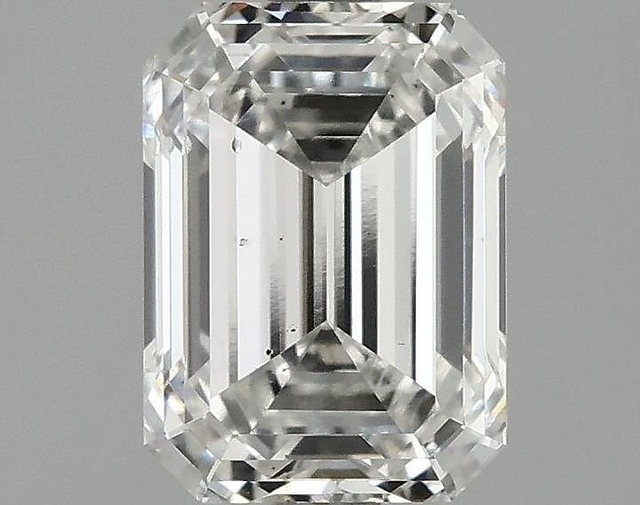 2.07 Carat Emerald Shaped Excellent Cut SI1 IGI Certified Lab Grown Diamond
