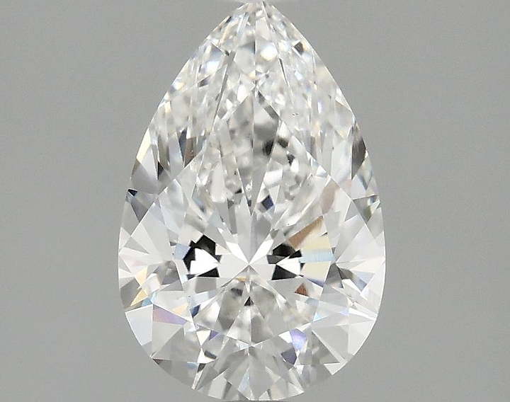 1.56 Carat Pear Shaped Excellent Cut VVS2 IGI Certified Lab Grown Diamond