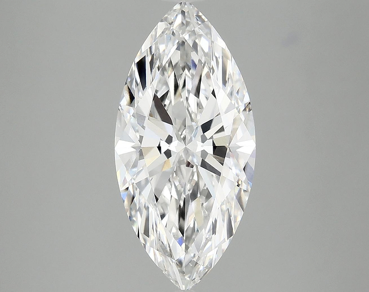 3.04 Carat Marquise Shaped Excellent Cut VVS2 IGI Certified Lab Grown Diamond