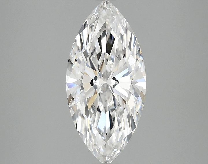 2.08 Carat Marquise Shaped Excellent Cut VS2 IGI Certified Lab Grown Diamond
