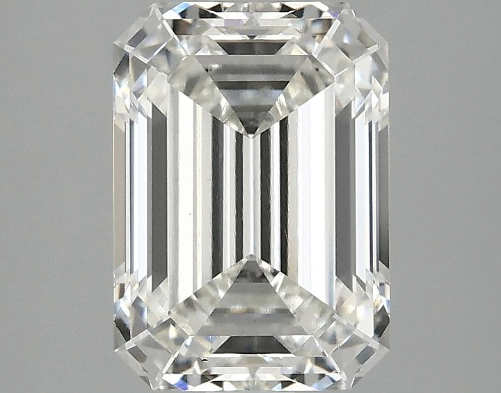 2.58 Carat Emerald Shaped Ideal Cut VS1 IGI Certified Lab Grown Diamond