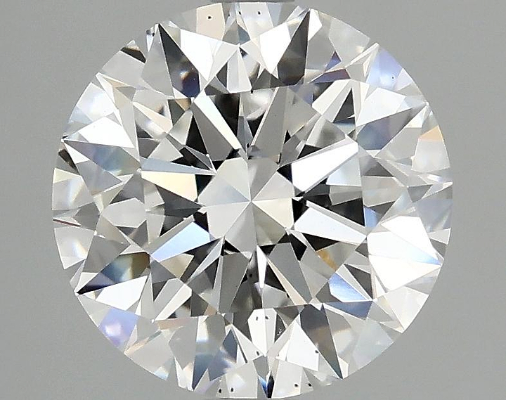 3.08 Carat Round Shaped Ideal Cut VS2 IGI Certified Lab Grown Diamond