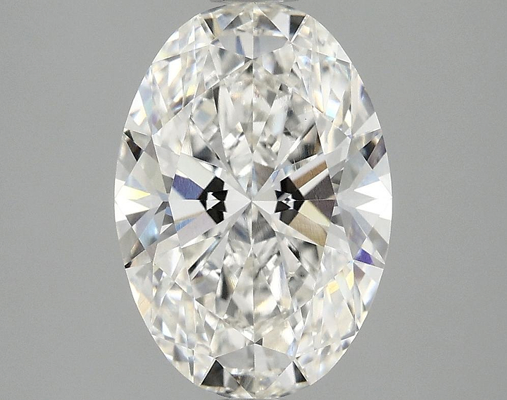 3.05 Carat Oval Shaped Ideal Cut VVS2 IGI Certified Lab Grown Diamond