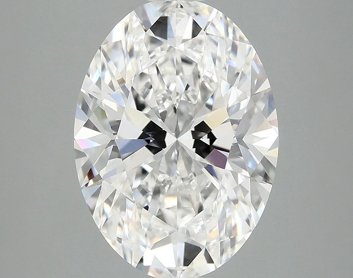 4.08 Carat Oval Shaped Excellent Cut VVS2 IGI Certified Lab Grown Diamond