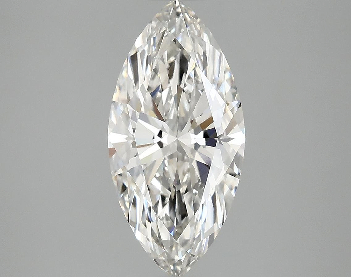 2.06 Carat Marquise Shaped Excellent Cut VVS2 IGI Certified Lab Grown Diamond