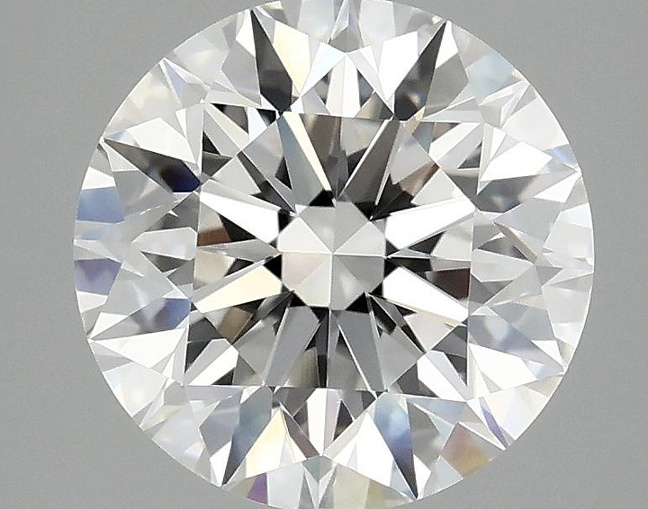 3.09 Carat Round Shaped Excellent Cut VVS2 IGI Certified Lab Grown Diamond