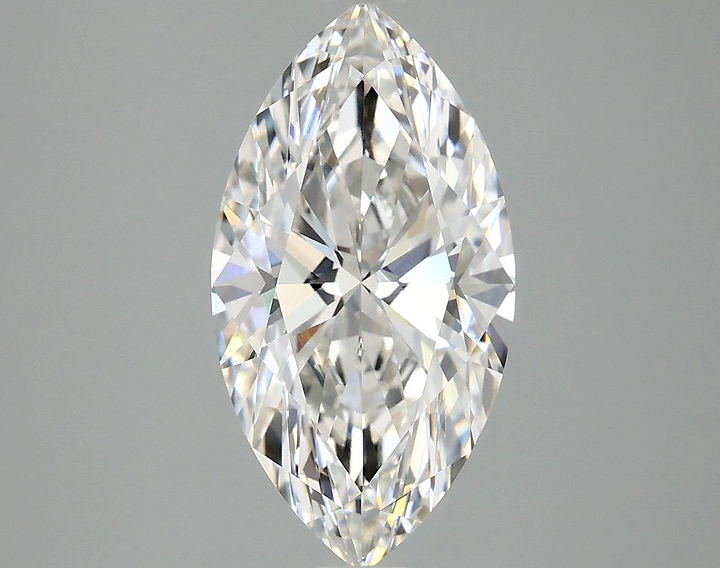 2.98 Carat Marquise Shaped Excellent Cut VVS2 IGI Certified Lab Grown Diamond
