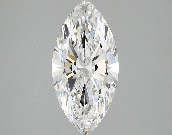 2.02 Carat Marquise Shaped Excellent Cut VVS2 IGI Certified Lab Grown Diamond