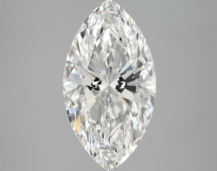 3.1 Carat Marquise Shaped Excellent Cut VVS2 IGI Certified Lab Grown Diamond