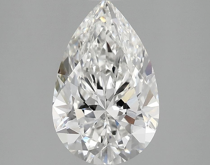 2.05 Carat Pear Shaped Ideal Cut VVS2 IGI Certified Lab Grown Diamond