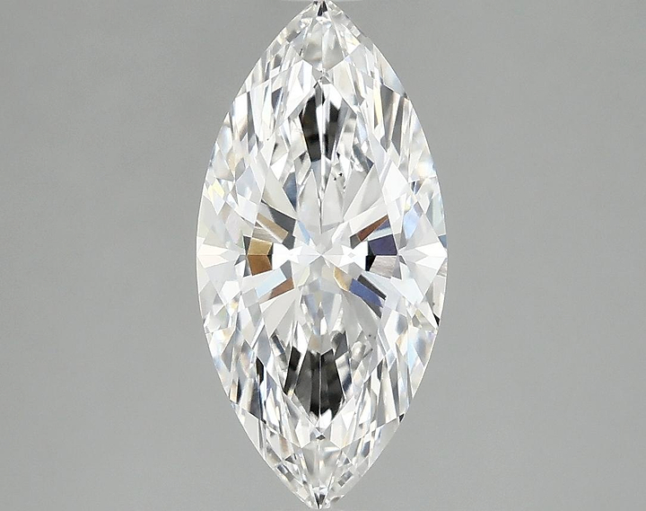 1.86 Carat Marquise Shaped Excellent Cut VS2 IGI Certified Lab Grown Diamond