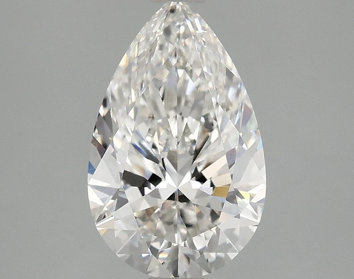 2.05 Carat Pear Shaped Ideal Cut VVS2 IGI Certified Lab Grown Diamond