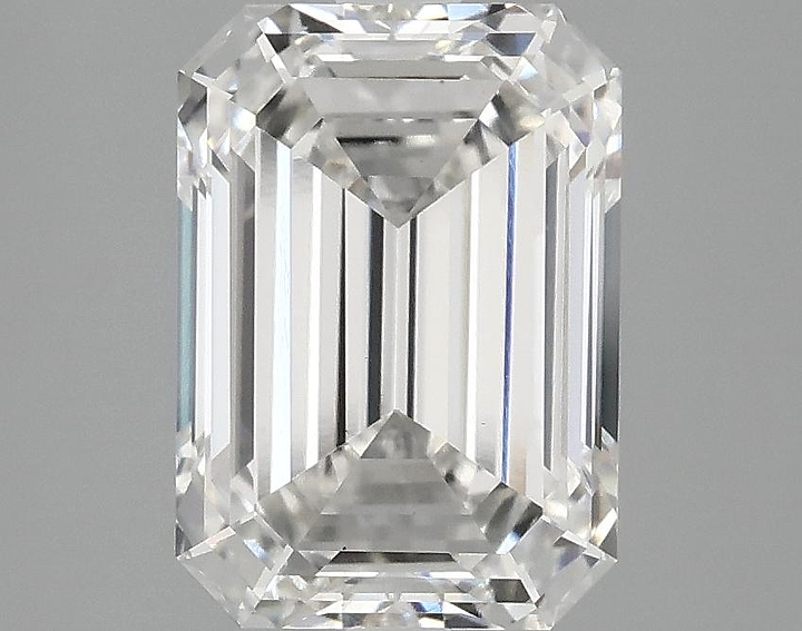 3.1 Carat Emerald Shaped Ideal Cut VS1 IGI Certified Lab Grown Diamond