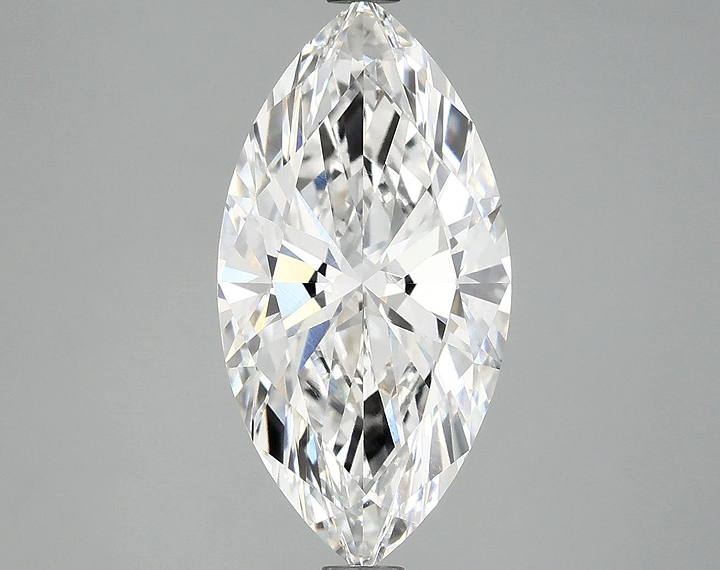 3.43 Carat Marquise Shaped Ideal Cut VVS2 IGI Certified Lab Grown Diamond