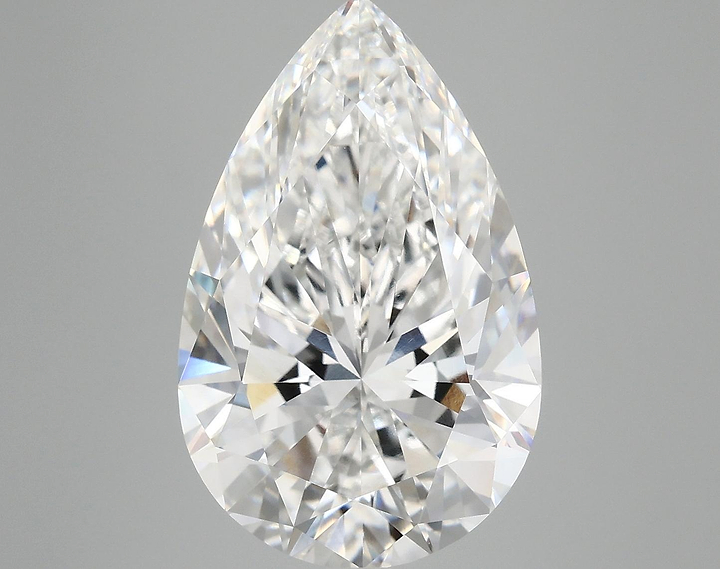 7.2 Carat Pear Shaped Ideal Cut VVS2 IGI Certified Lab Grown Diamond