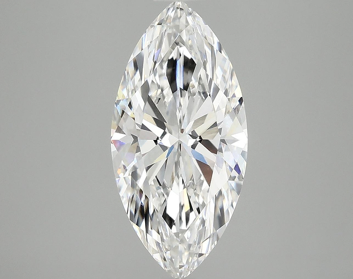 3.07 Carat Marquise Shaped Excellent Cut VVS2 IGI Certified Lab Grown Diamond