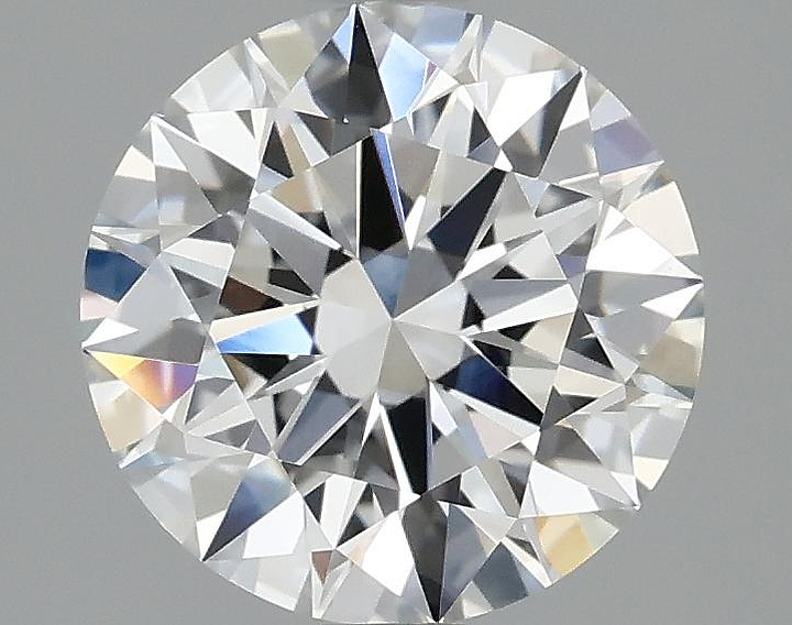 2.07 Carat Round Shaped Ideal Cut VVS2 IGI Certified Lab Grown Diamond