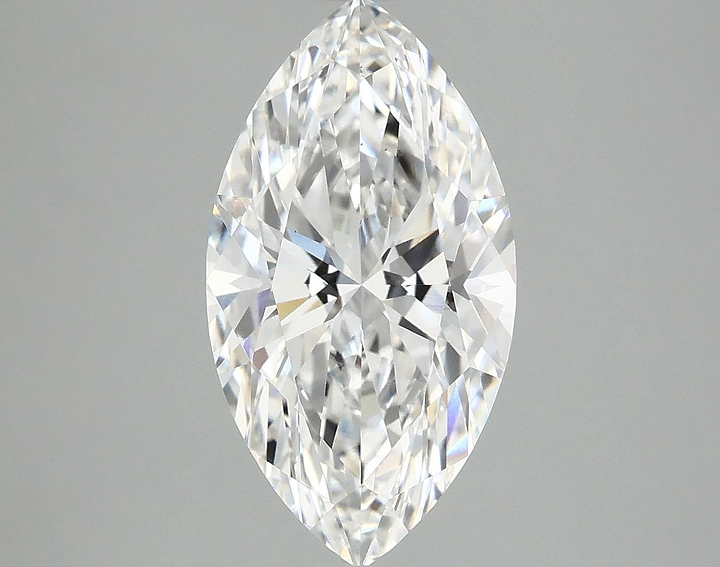 3.08 Carat Marquise Shaped Excellent Cut VS1 IGI Certified Lab Grown Diamond