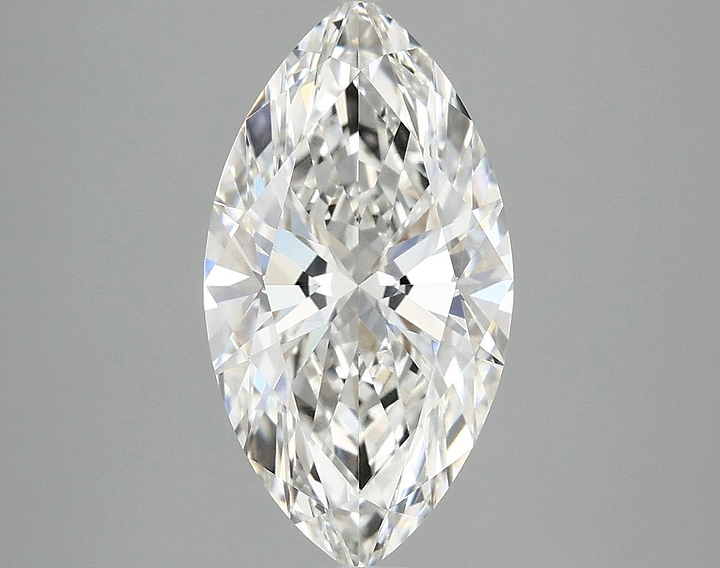 3.03 Carat Marquise Shaped Excellent Cut VVS2 IGI Certified Lab Grown Diamond