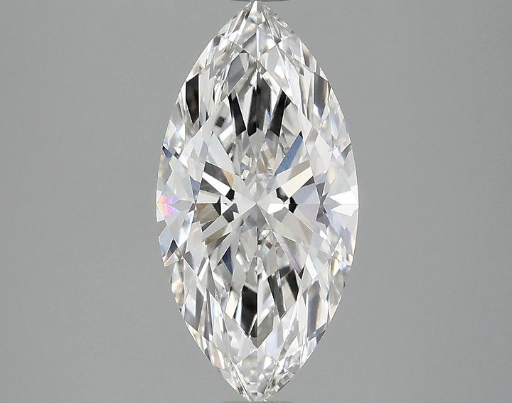 2.01 Carat Marquise Shaped Ideal Cut VVS2 IGI Certified Lab Grown Diamond