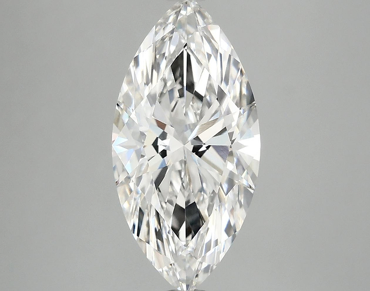 3.09 Carat Marquise Shaped Ideal Cut VVS2 IGI Certified Lab Grown Diamond