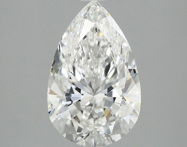 2.03 Carat Pear Shaped Ideal Cut VVS2 IGI Certified Lab Grown Diamond