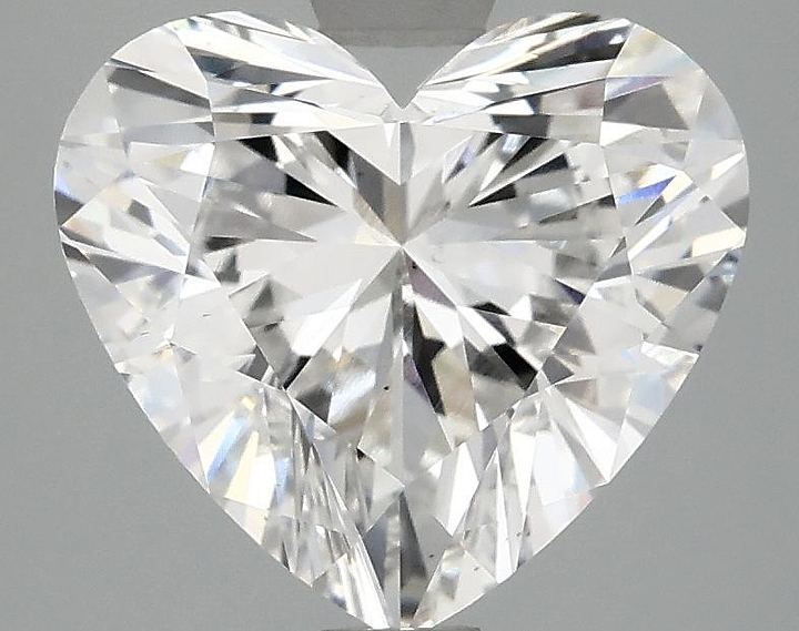 3.08 Carat Heart Shaped Ideal Cut VS2 IGI Certified Lab Grown Diamond