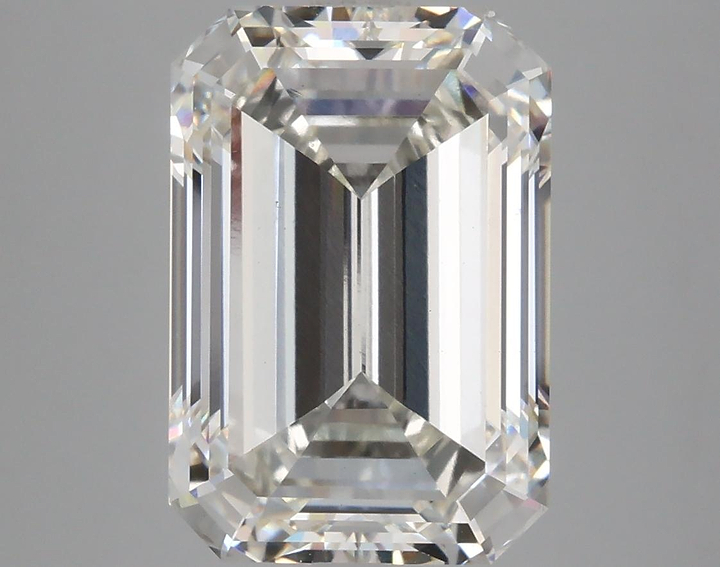 6.61 Carat Emerald Shaped Ideal Cut VS1 IGI Certified Lab Grown Diamond