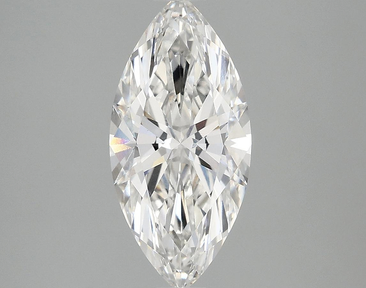 2.1 Carat Marquise Shaped Excellent Cut VVS2 IGI Certified Lab Grown Diamond