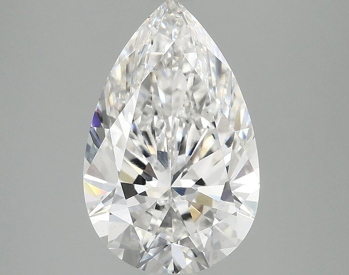 3.08 Carat Pear Shaped Ideal Cut VS1 IGI Certified Lab Grown Diamond