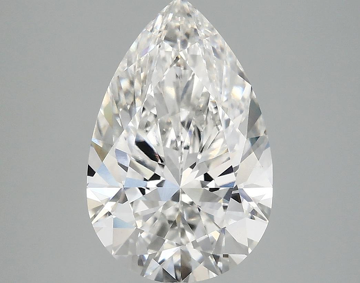 3.09 Carat Pear Shaped Ideal Cut VS1 IGI Certified Lab Grown Diamond