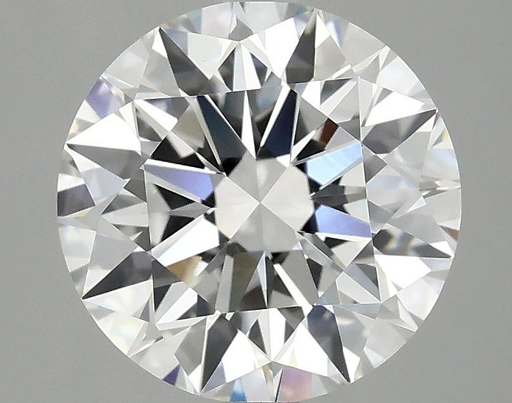 3.06 Carat Round Shaped Ideal Cut VVS2 IGI Certified Lab Grown Diamond