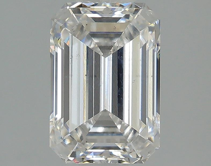 2.12 Carat Emerald Shaped Ideal Cut SI1 IGI Certified Lab Grown Diamond