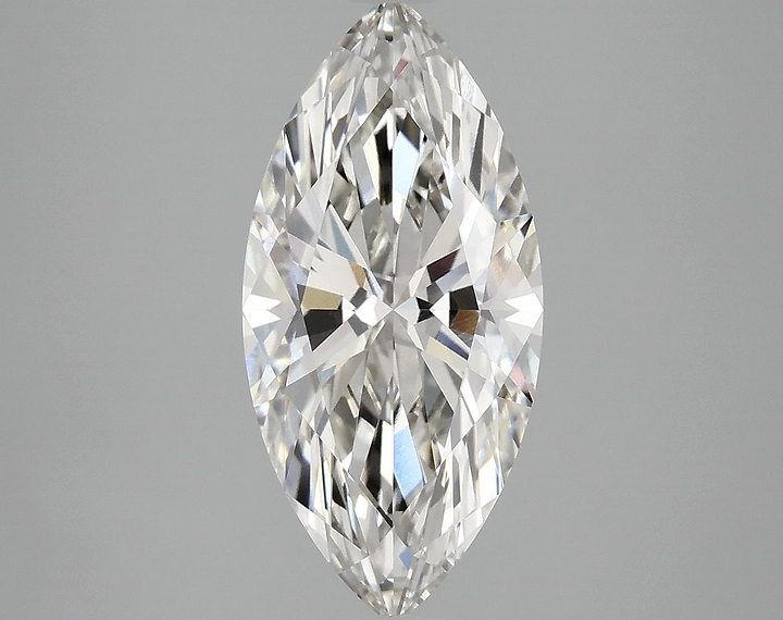 3.1 Carat Marquise Shaped Excellent Cut VVS2 IGI Certified Lab Grown Diamond